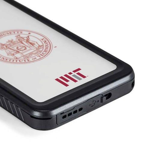 Massachusetts Institute of Technology MIT White Logo Galaxy S24 Plus Waterproof Case