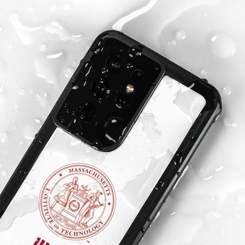 Massachusetts Institute of Technology MIT White Logo Galaxy S24 Ultra Waterproof Case