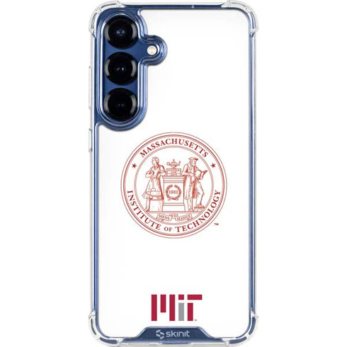 Massachusetts Institute of Technology MIT White Logo Galaxy S25 Clear Case