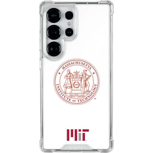 Massachusetts Institute of Technology MIT White Logo Galaxy S25 Ultra Clear Case
