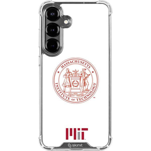 Massachusetts Institute of Technology MIT White Logo Galaxy S26 Clear Case