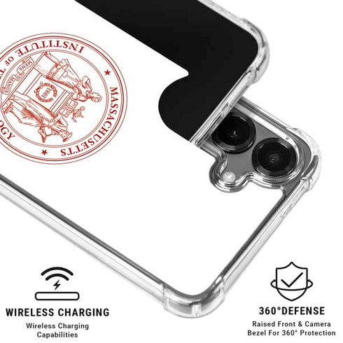 Massachusetts Institute of Technology MIT White Logo Galaxy S26 Plus Clear Case