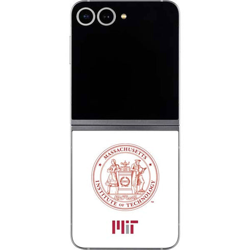 Massachusetts Institute of Technology MIT White Logo Galaxy Z Flip6 Skin
