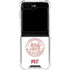 Massachusetts Institute of Technology MIT White Logo Galaxy Z Flip6 Clear Case