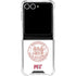 Massachusetts Institute of Technology MIT White Logo Galaxy Z Flip7 Clear Case