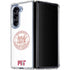 Massachusetts Institute of Technology MIT White Logo Galaxy Z Fold5 5G Clear Case