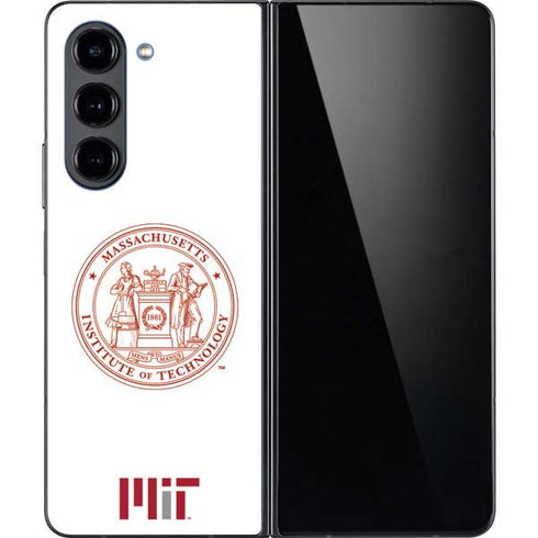 Massachusetts Institute of Technology MIT White Logo Galaxy Z Fold5 5G Skin