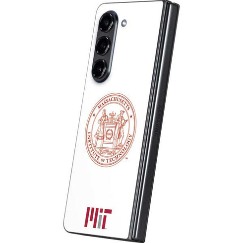 Massachusetts Institute of Technology MIT White Logo Galaxy Z Fold5 5G Skin