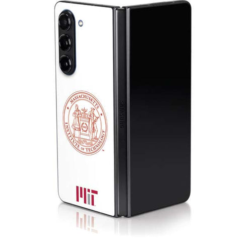 Massachusetts Institute of Technology MIT White Logo Galaxy Z Fold5 5G Skin
