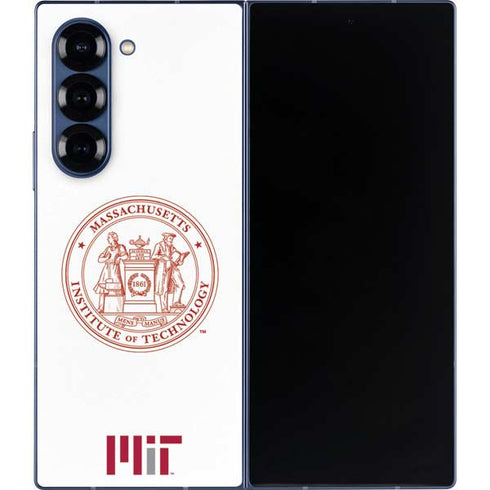 Massachusetts Institute of Technology MIT White Logo Galaxy Z Fold6 Skin