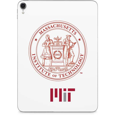 Massachusetts Institute of Technology MIT White Logo Apple iPad Pro Skin