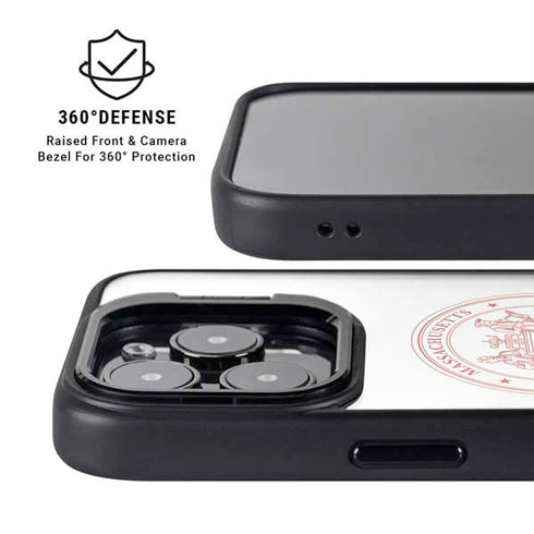 Massachusetts Institute of Technology MIT White Logo iPhone 15 Pro Kickstand Case