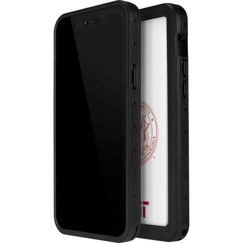 Massachusetts Institute of Technology MIT White Logo iPhone 15 Pro Waterproof Case