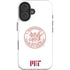 Massachusetts Institute of Technology MIT White Logo iPhone 16 Impact Case