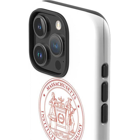 Massachusetts Institute of Technology MIT White Logo iPhone 16 Pro Impact Case