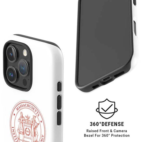 Massachusetts Institute of Technology MIT White Logo iPhone 16 Pro Magsafe Impact Case