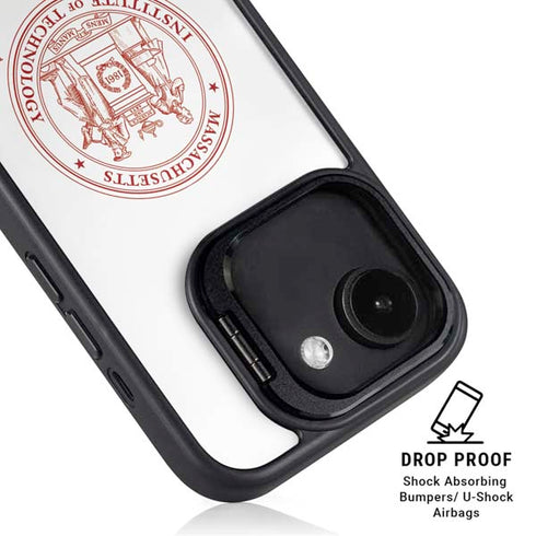 Massachusetts Institute of Technology MIT White Logo iPhone 16e Kickstand Case