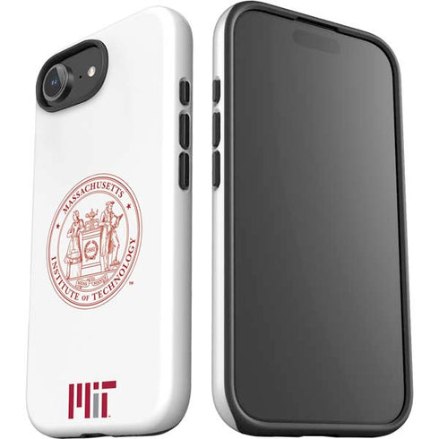Massachusetts Institute of Technology MIT White Logo iPhone 16e Impact Case