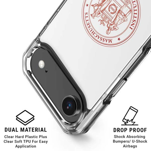Massachusetts Institute of Technology MIT White Logo iPhone 17 Air Clear Case
