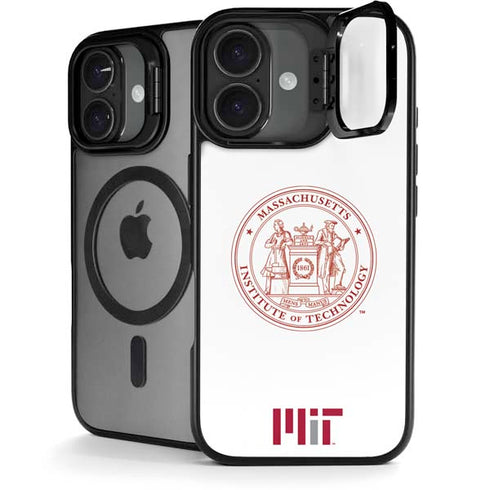 Massachusetts Institute of Technology MIT White Logo iPhone 17 Kickstand Case
