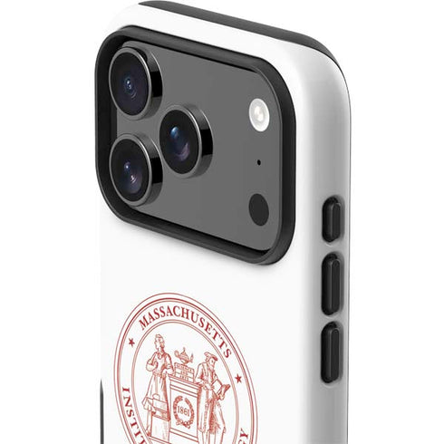 Massachusetts Institute of Technology MIT White Logo iPhone 17 Pro Impact Case