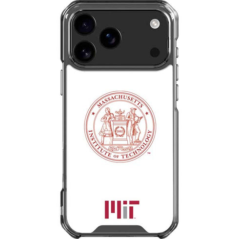 Massachusetts Institute of Technology MIT White Logo iPhone 17 Pro Max Clear Case