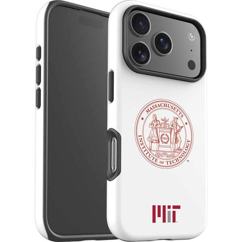 Massachusetts Institute of Technology MIT White Logo iPhone 17 Pro Max Impact Case