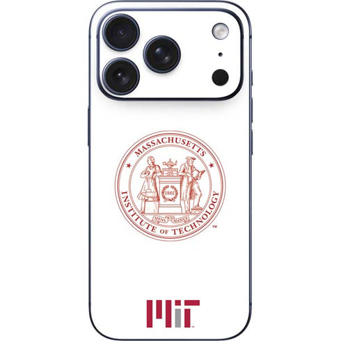 Massachusetts Institute of Technology MIT White Logo iPhone 17 Pro Skin