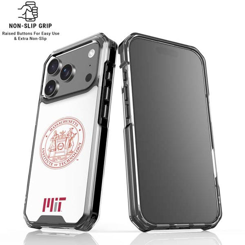 Massachusetts Institute of Technology MIT White Logo iPhone 18 Pro Clear Case