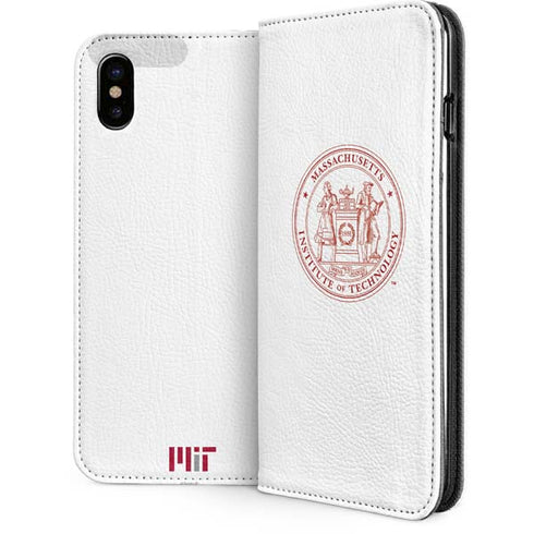 Massachusetts Institute of Technology MIT White Logo iPhone 8 Folio Case