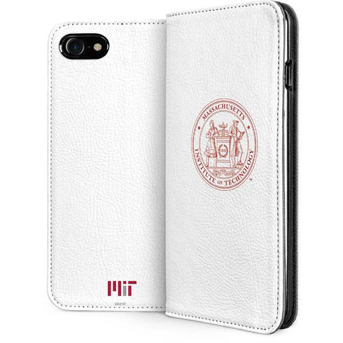 Massachusetts Institute of Technology MIT White Logo iPhone SE (2nd & 3rd Gen) Folio Case