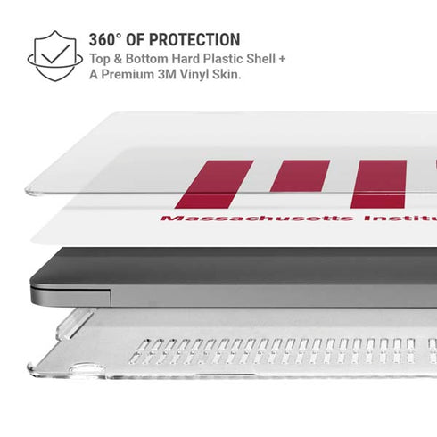 Massachusetts Institute of Technology MIT White Logo MacBook Pro 14in (2021-24) Case plus Skin