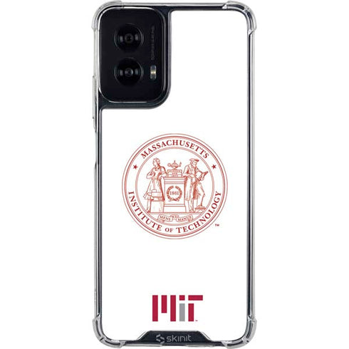 Massachusetts Institute of Technology MIT White Logo Moto G Power 5G (2024) Clear Case