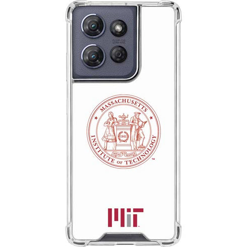 Massachusetts Institute of Technology MIT White Logo Moto G Power 5G (2025) Clear Case