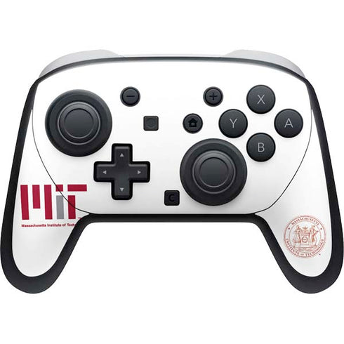 Massachusetts Institute of Technology MIT White Logo Nintendo Switch 2 (2025) Pro Controller Skin