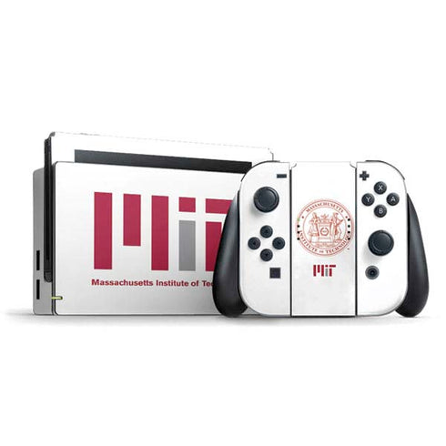 Massachusetts Institute of Technology MIT White Logo Nintendo Skins