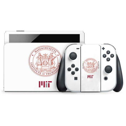 Massachusetts Institute of Technology MIT White Logo Nintendo Skins