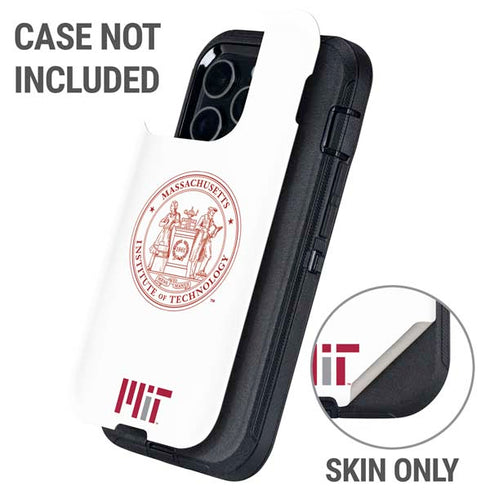 Massachusetts Institute of Technology MIT White Logo Otterbox Defender iPhone Skin