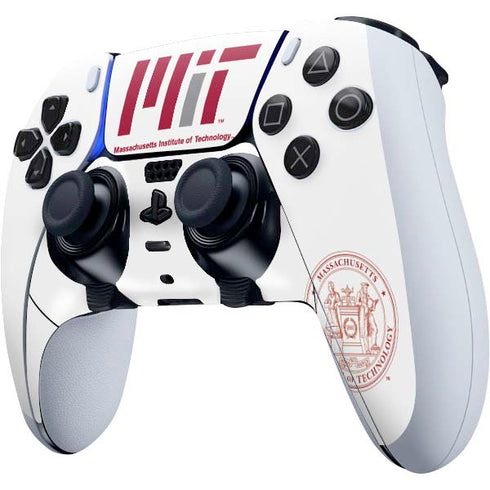Massachusetts Institute of Technology MIT White Logo PS5 DualSense Edge Pro Controller Skin