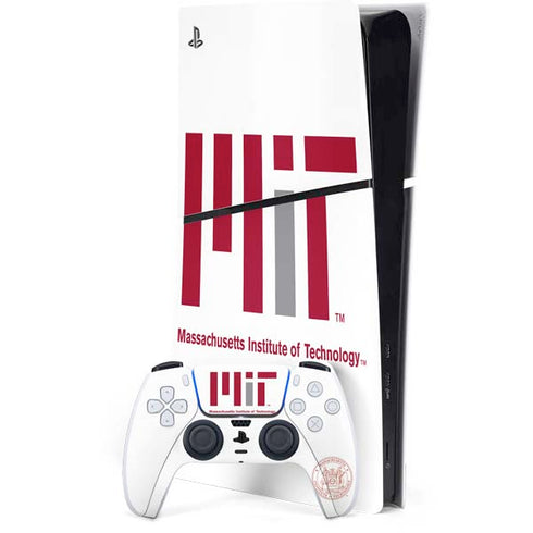 Massachusetts Institute of Technology MIT White Logo PlayStation PS5 Skins