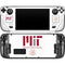 Massachusetts Institute of Technology MIT White Logo Steam Deck Handheld Gaming Computer OLED Skin