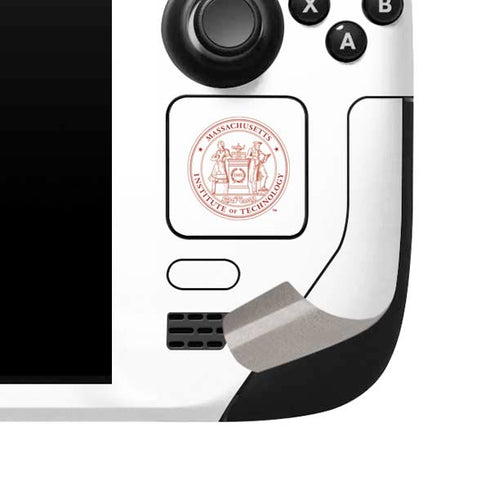 Massachusetts Institute of Technology MIT White Logo Steam Deck Handheld Gaming Computer Skin