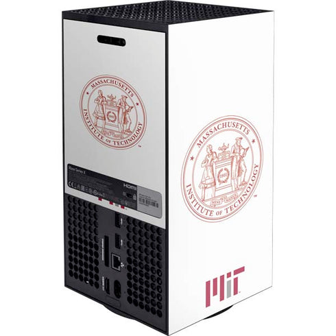 Massachusetts Institute of Technology MIT White Logo XBox Series X Digital Edition Console Skin
