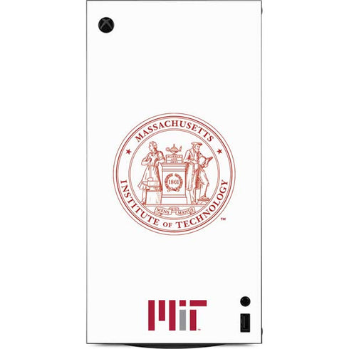 Massachusetts Institute of Technology MIT White Logo XBox Series X Digital Edition Console Skin