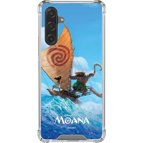 Disney Princess Moana Movie Poster Galaxy A17 Clear Case