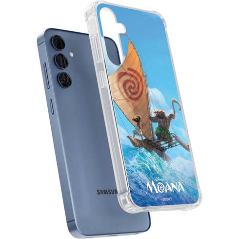 Disney Moana Movie Poster Galaxy A55 5G Clear Case