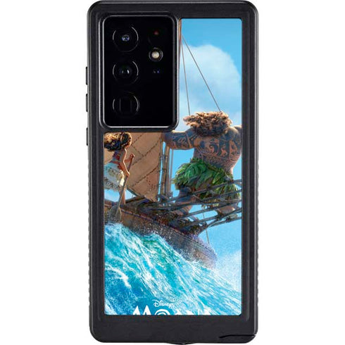 Disney Moana Movie Poster Galaxy S24 Ultra Waterproof Case