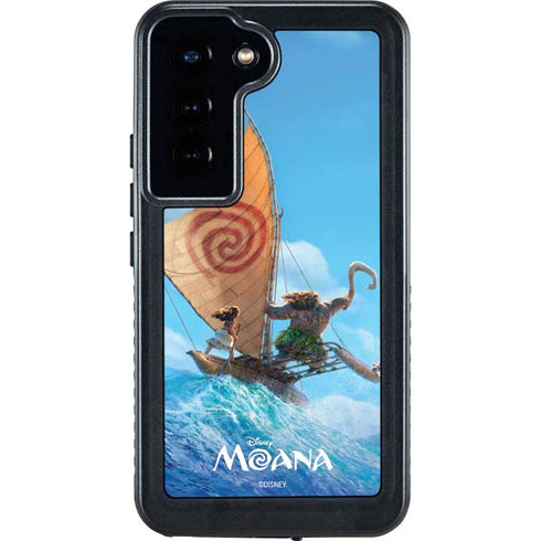 Disney Moana Movie Poster Galaxy S24 Waterproof Case
