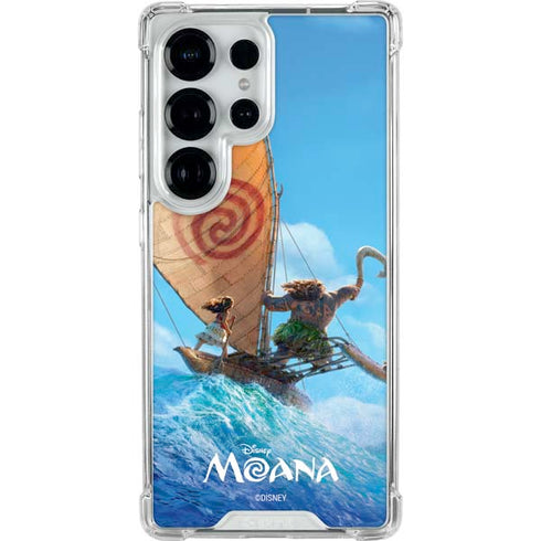 Disney Princess Moana Movie Poster Galaxy S25 Ultra Clear Case