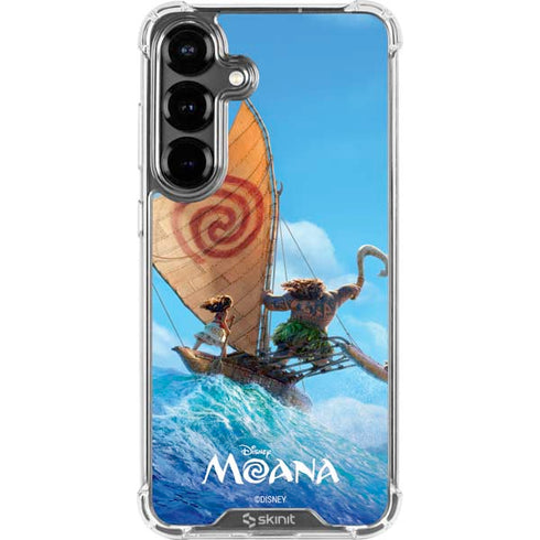 Disney Princess Moana Movie Poster Galaxy S26 Plus Clear Case